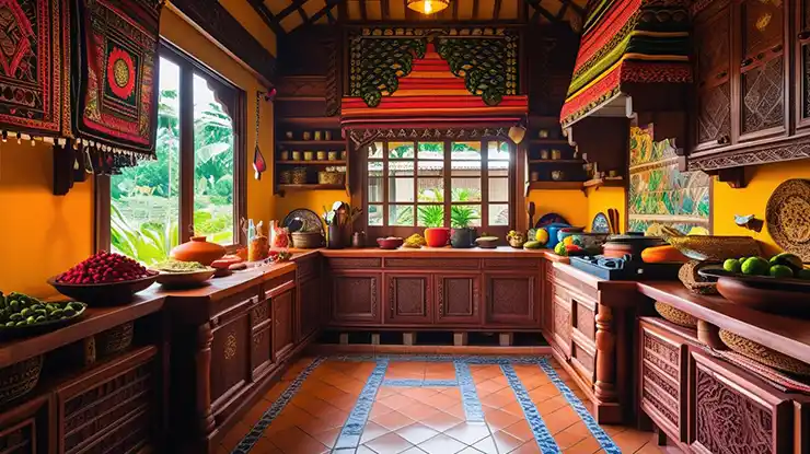 Dekorasi Dapur Rumah Kampung