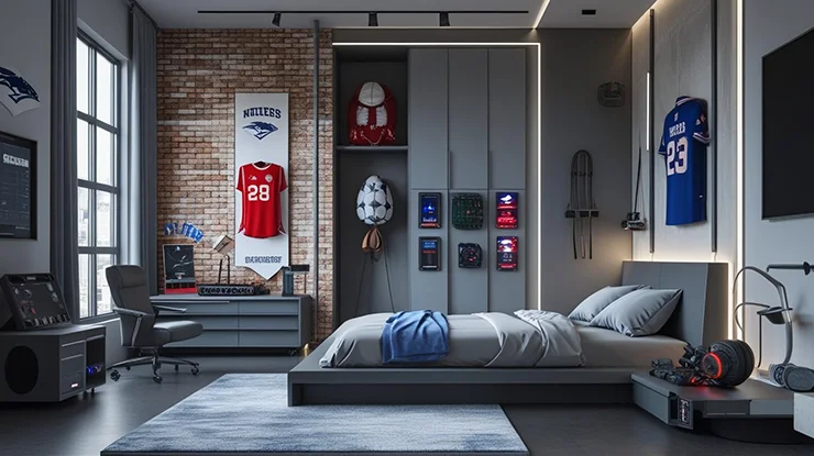 Hiasan Bilik Tidur Anak Lelaki Bujang
