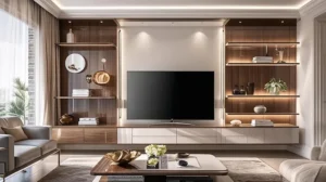 Idea Desain Kabinet TV Moden