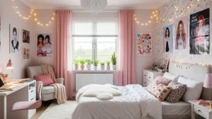 Wallpaper Bilik Tidur Perempuan