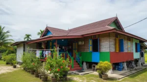 Warna Cat Luar Rumah Kampung