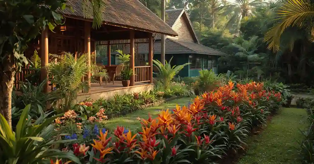 Taman Bunga Berwarna warni