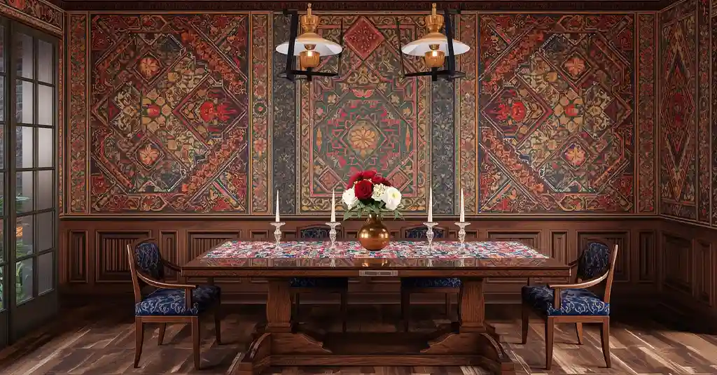 Wallpaper dengan Motif Geometris Wallpaper dengan Motif Geometris