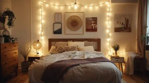 hiasan bilik tidur simple dan murah