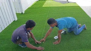 Harga Upah Pasang Rumput Tiruan