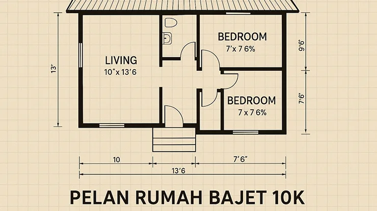 Pelan Rumah Bajet 10k