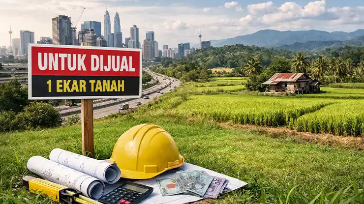 harga tanah 1 ekar semasa