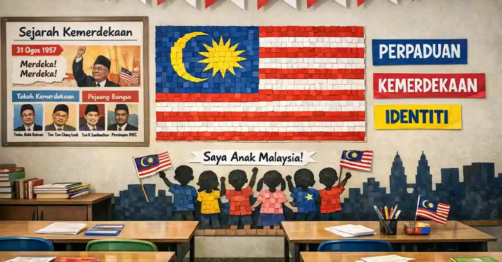 Hiasan Dinding Kelas Bertema Merdeka Hiasan Dinding Kelas Bertema Merdeka