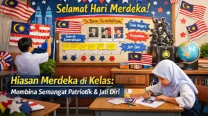 Hiasan Merdeka di Kelas