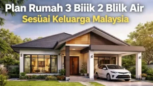 Plan Rumah 3 Bilik 2 Bilik