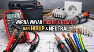 Warna Wayar Positif dan Negatif