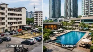 Beza Rumah Flat dan Apartment