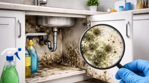 Punca Kabinet Dapur Berkulat
