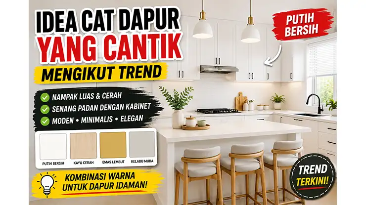 Cat Dapur yang Cantik