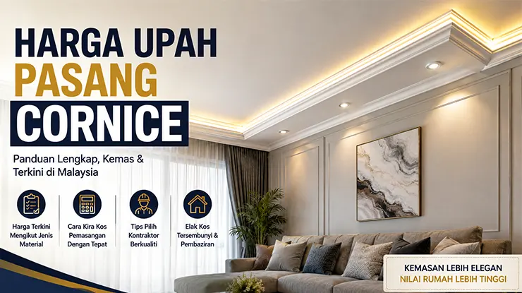 Harga Upah Pasang Cornice